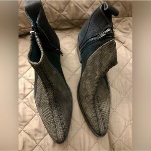 Free People Zip Up Ankle Boots